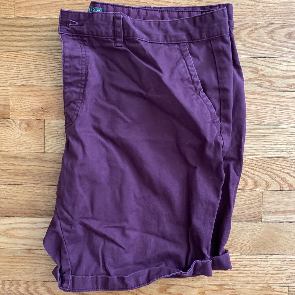 Classic Red Wine Shorts